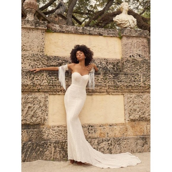 Maggie Sottero Dover Wedding Gown Size 14 NEW - Picture 3 of 11